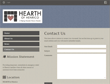 Tablet Screenshot of hearthofhenrico.org